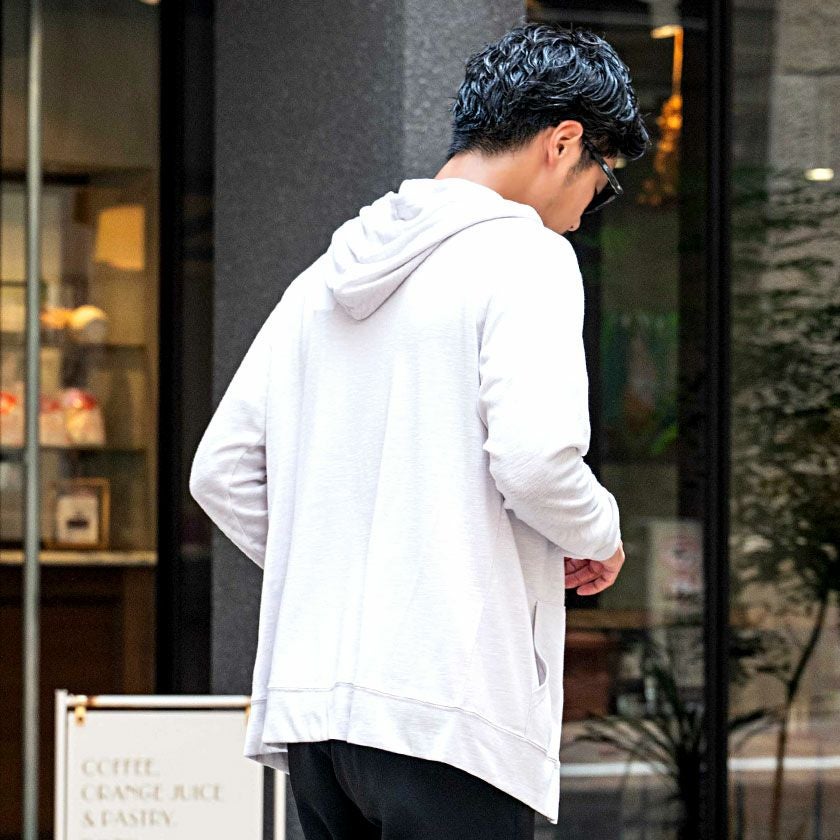 ジップパーカー メンズ VICCI(ビッチ)カラーサマーニットダブルジップ
