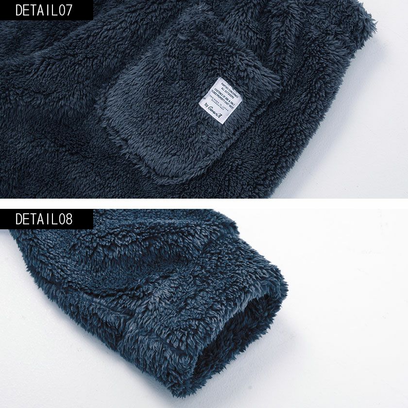 CavariA(キャバリア)ライン入りボアセットアップ(パーカー&パンツ2点