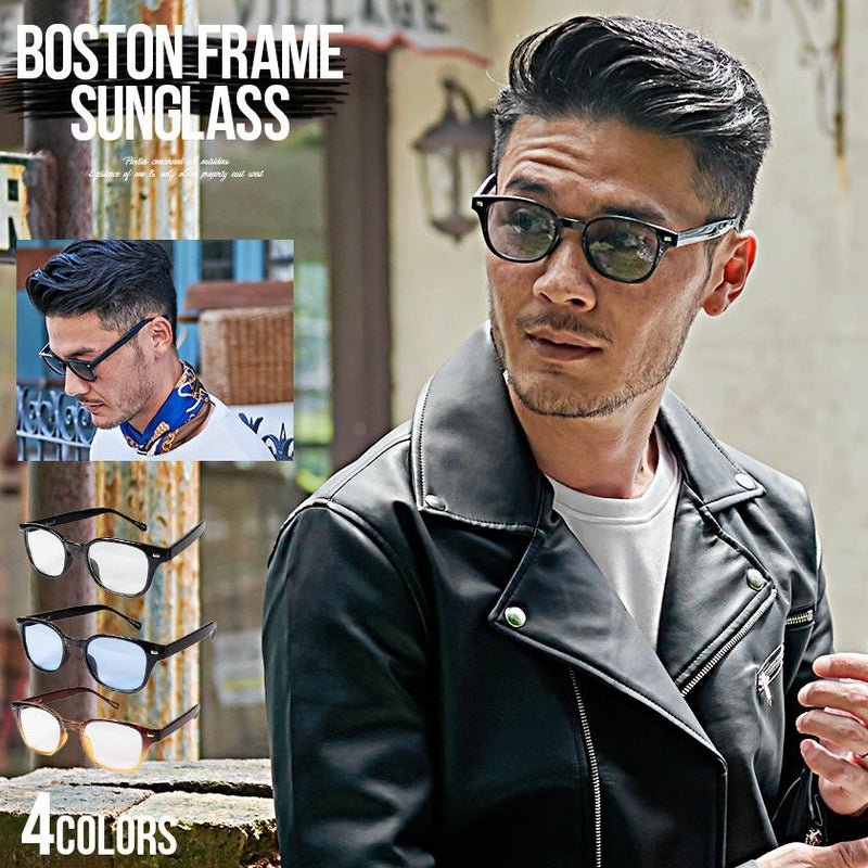 CavariA(キャバリア)ボストン型サングラス/全4色