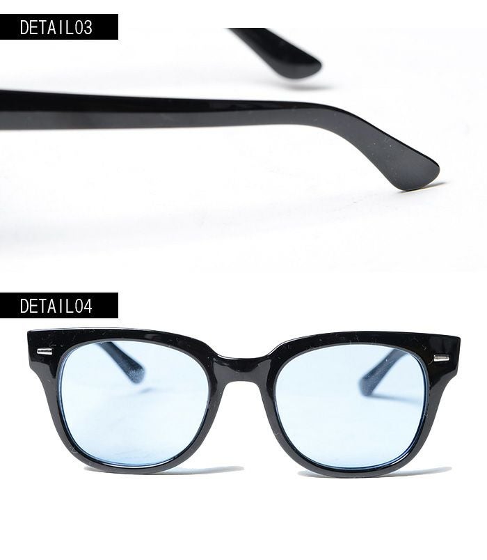 メガネ メンズ CavariA(キャバリア)ボストン型カラーレンズサングラス