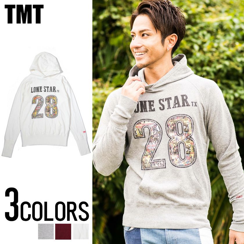 パーカー メンズ TMT(ティーエムティー)GAZE MINI FRENCH TERRY