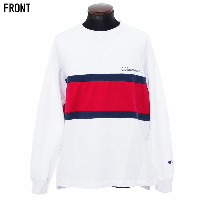 k3&amp;co. 長袖Tシャツ 長袖Tシャツ メンズ Champion(チャンピオン)切替デザインロング