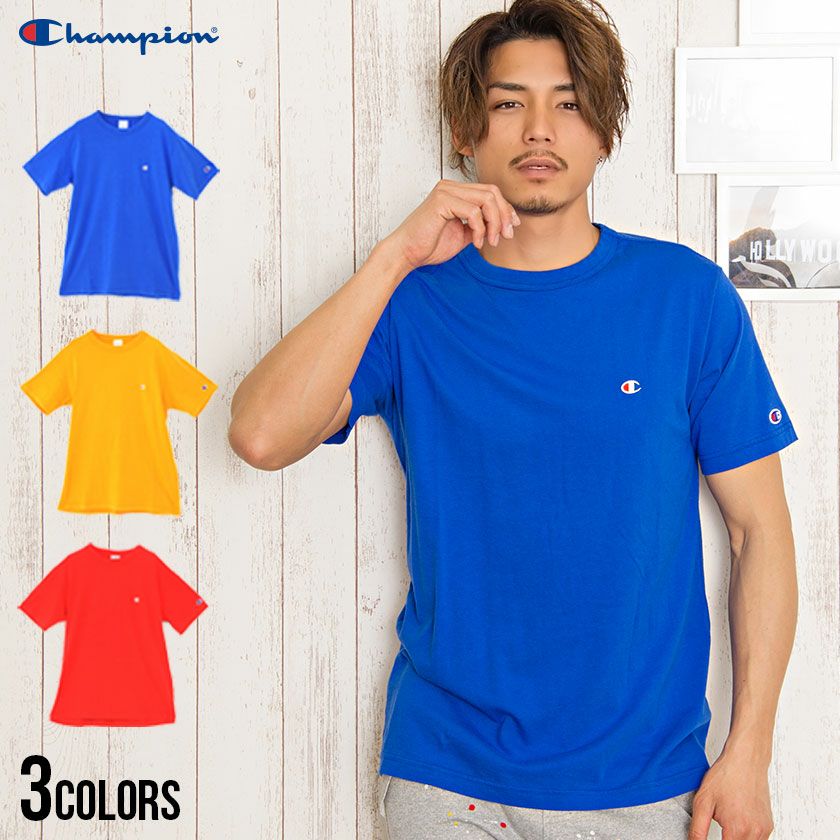 半袖Tシャツ メンズ Champion(チャンピオン)SIMPLE LOGO T-SHIRT/全12色