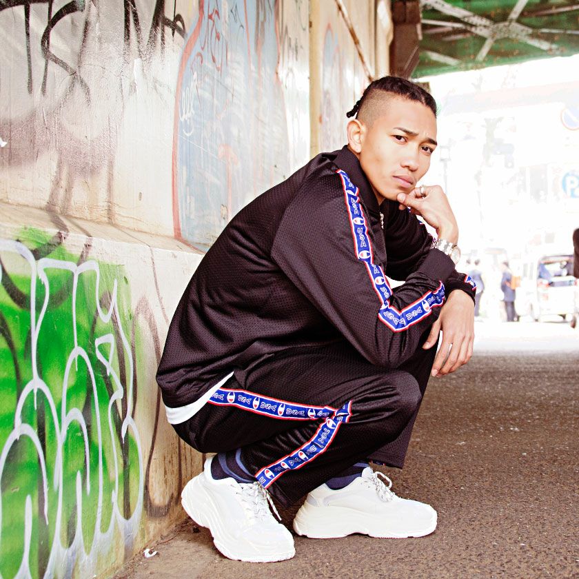 ワイドパンツ メンズ Champion(チャンピオン)LONG PANTS/全2色