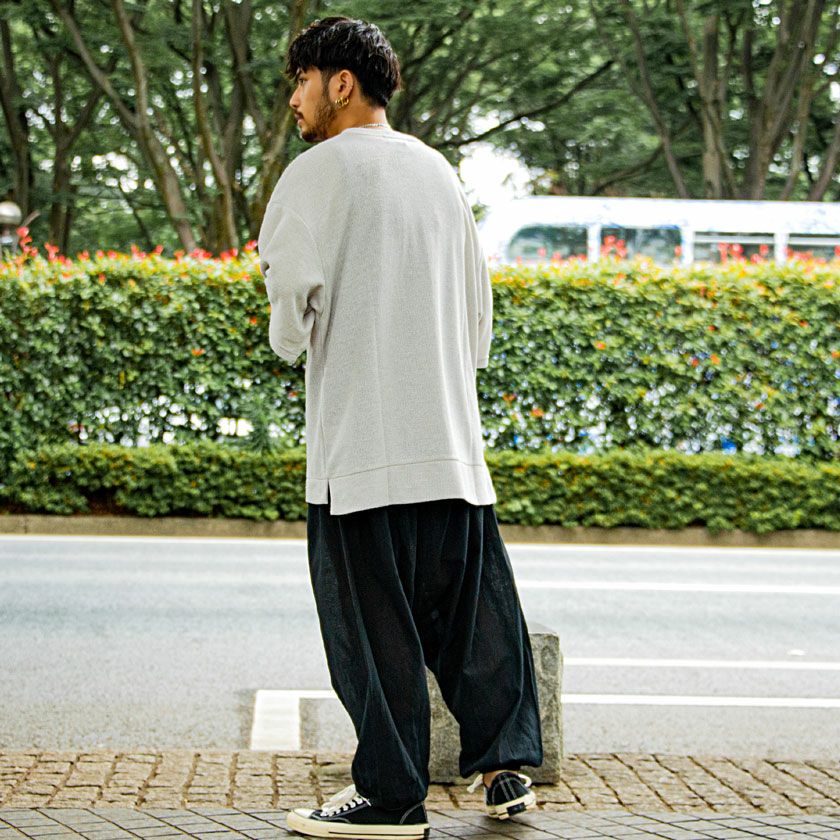 ワイドパンツ メンズ yul(ユル)カダルサルエルパンツ/全6色