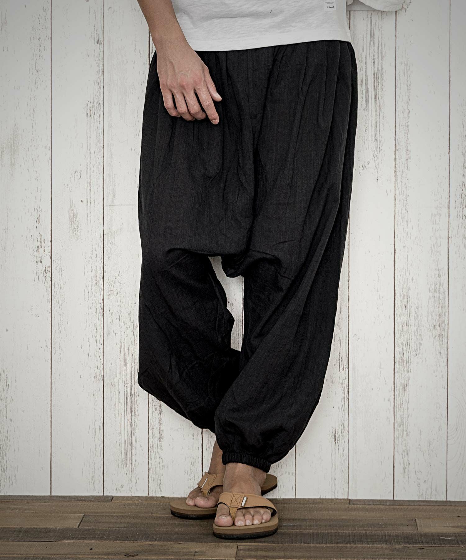 ワイドパンツ メンズ yul(ユル)カダルサルエルパンツ/全6色