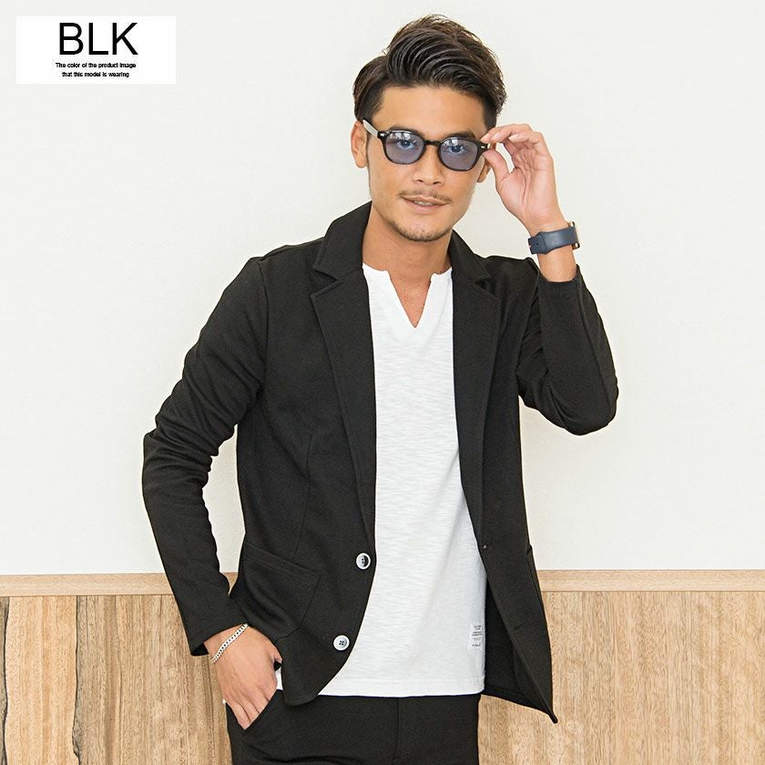 セットアップ メンズ VICCI(ビッチ)カルゼテーラードジャケット