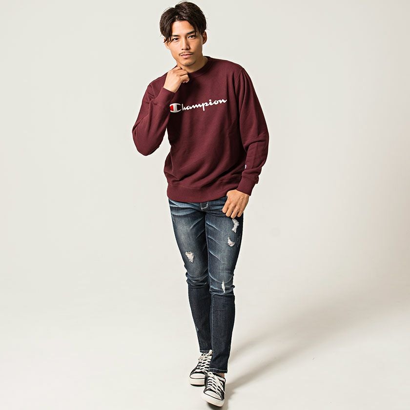 スウェット メンズ Champion(チャンピオン)Cネームプリント裏毛
