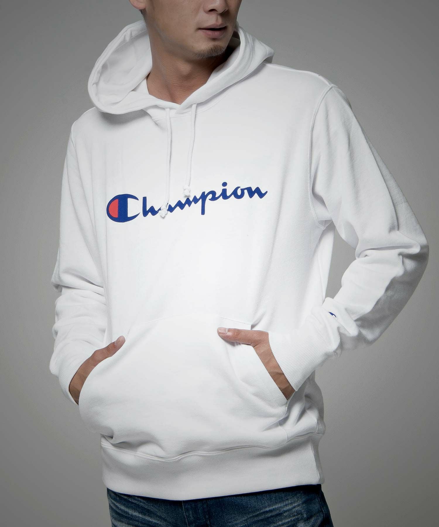 ポイント10倍】Champion(チャンピオン)Cネームプリント裏毛スウェット