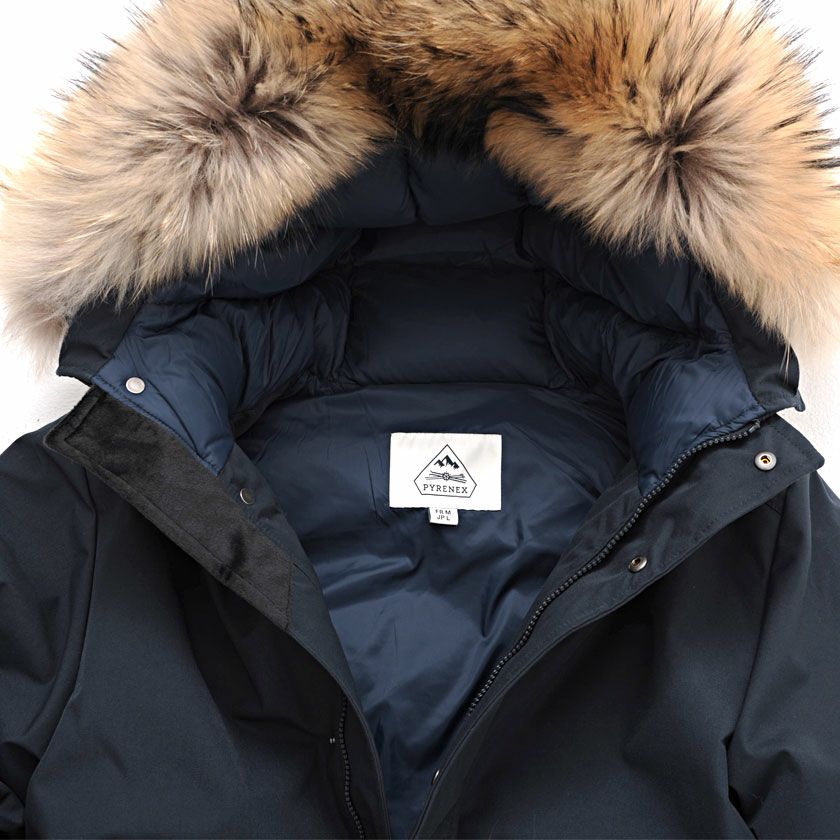 中綿ジャケット メンズ PYRENEX(ピレネックス)ANNECY FUR INT'L/全3色