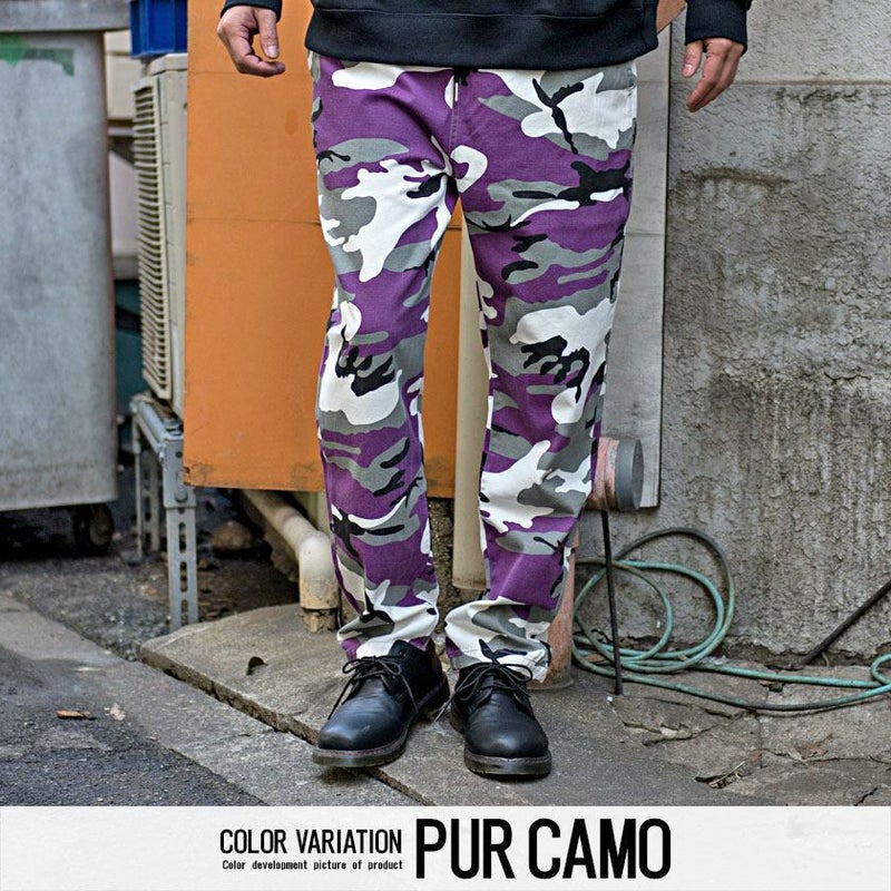 CavariA(キャバリア)腰ひも付きテーパードワイドパンツ/全7色