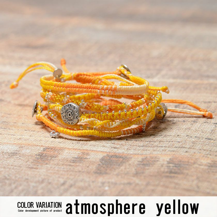 ブレスレット メンズ wakami(ワカミ)アース7ストランドブレスレット/全4色