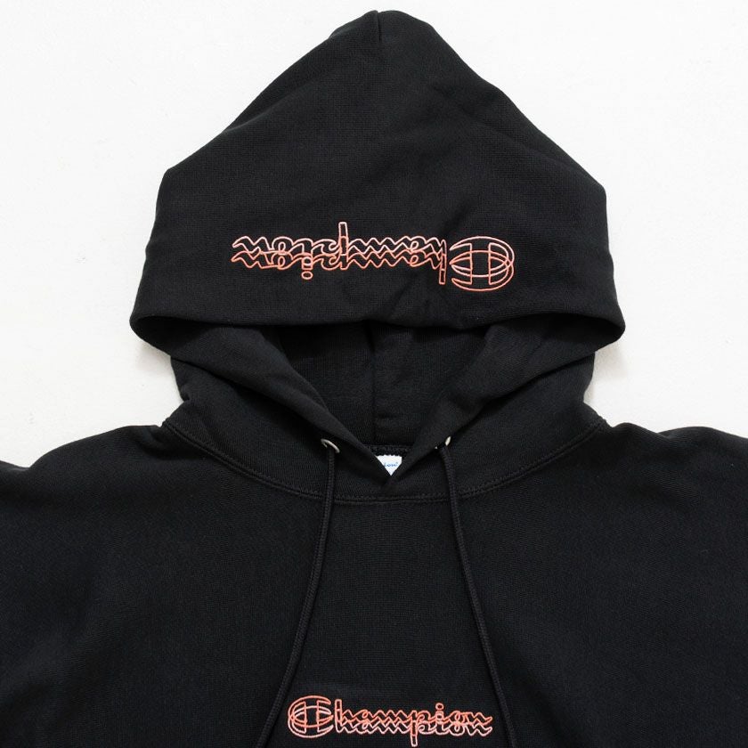 パーカー メンズ Champion(チャンピオン)ロゴ刺繍入りプルオーバー