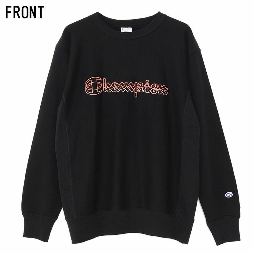 スウェット メンズ Champion(チャンピオン)ロゴ刺繍入りトレーナー/全3色