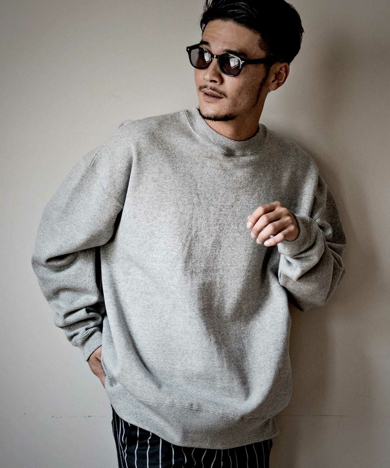 CavariA(キャバリア)USAコットン裏起毛ビッグシルエットトレーナー/全9色