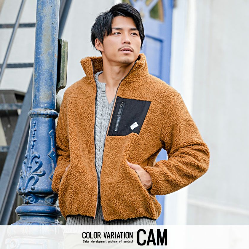 ジャケット・アウター 00s CavariA BONO Militaly Jacket CavariA(キャバリア)ボアジップジャケット/全9色