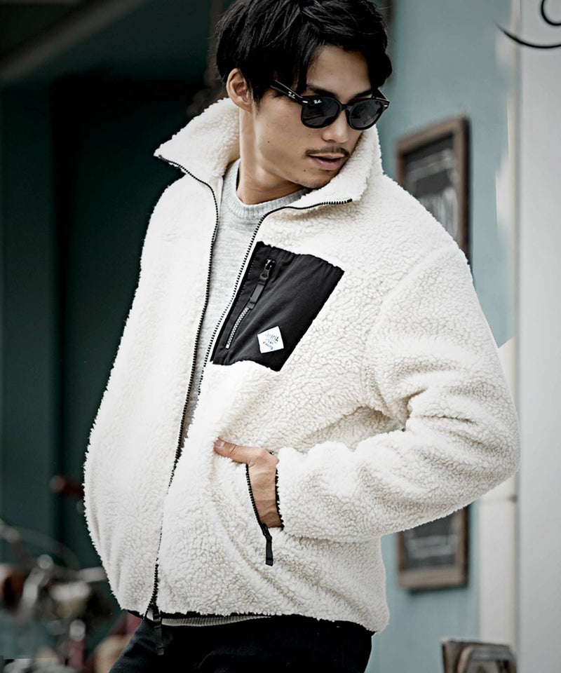  CavariA(キャバリア)ボアジップジャケット/全9色