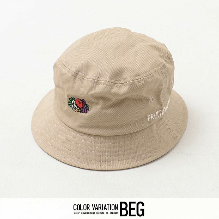 ハット メンズ FRUIT OF THE LOOM(フルーツオブザルーム)ロゴ刺繍