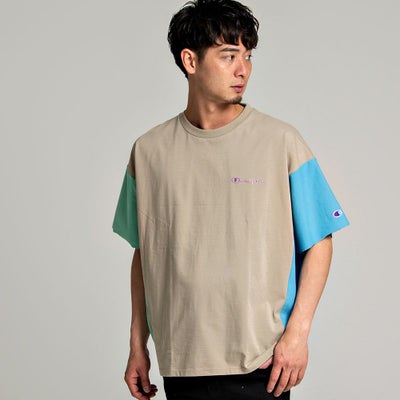 Champion(チャンピオン)配色切り替えクルーネックドルマンスリーブ 