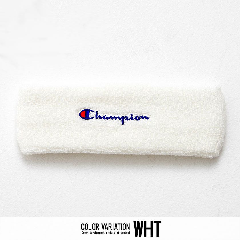 ハット メンズ Champion(チャンピオン)ロゴ刺繍入りヘアバンド/全4色