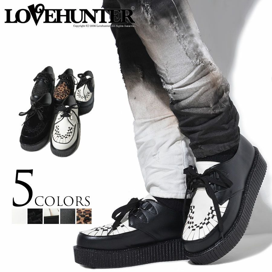 ドレスシューズ メンズ LOVE HUNTER(ラブハンター)厚底ラバーソール