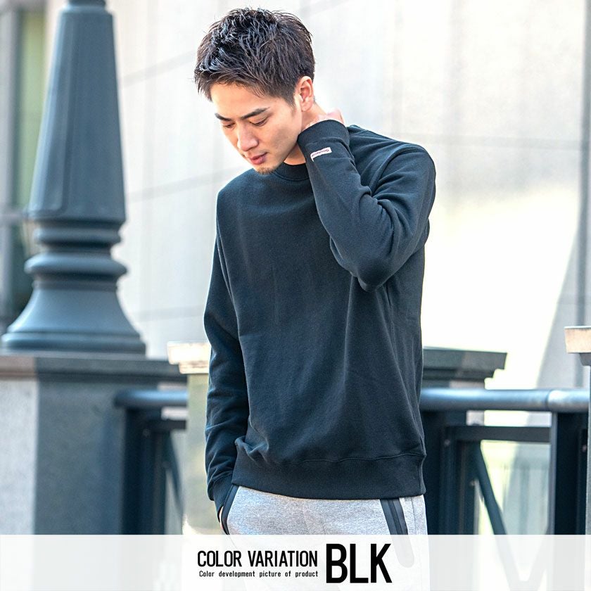 Goodwear(グッドウェア)USAコットンクルーネック長袖裏毛トレーナー/全7色