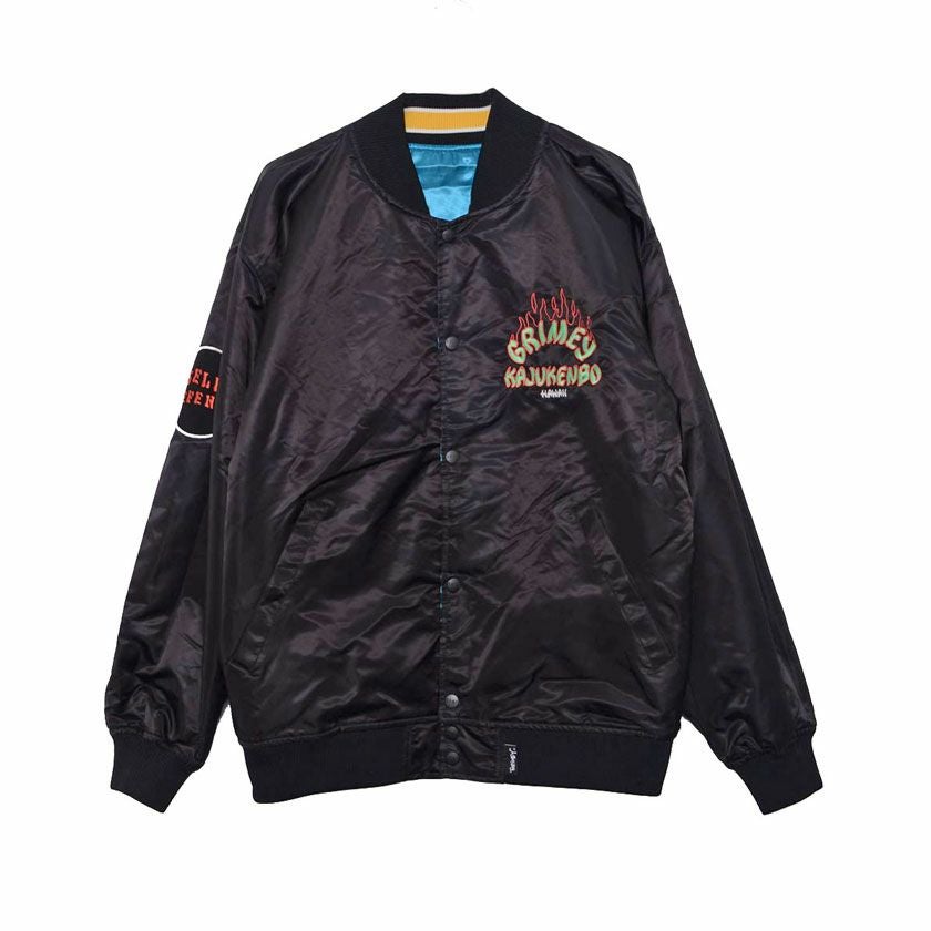 ブルゾン メンズ GRIMEY(グライミー)DESTROY ALL FEAR REVERSIBLE