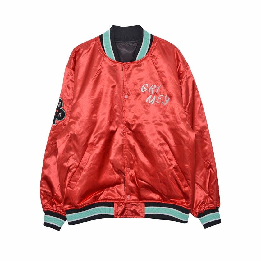 ブルゾン メンズ GRIMEY(グライミー)DESTROY ALL FEAR REVERSIBLE
