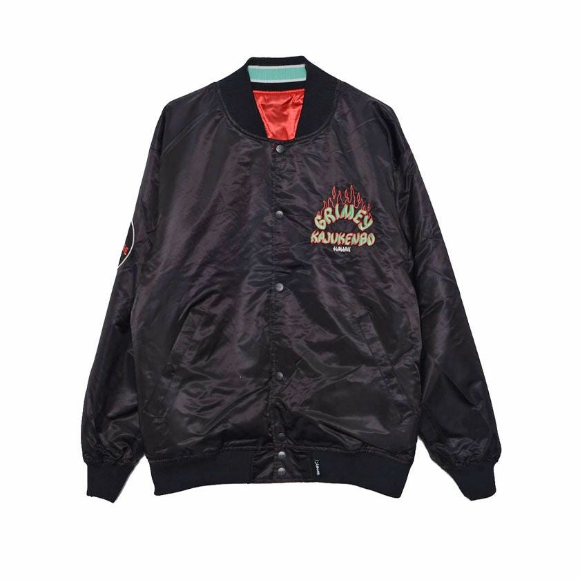 ブルゾン メンズ GRIMEY(グライミー)DESTROY ALL FEAR REVERSIBLE