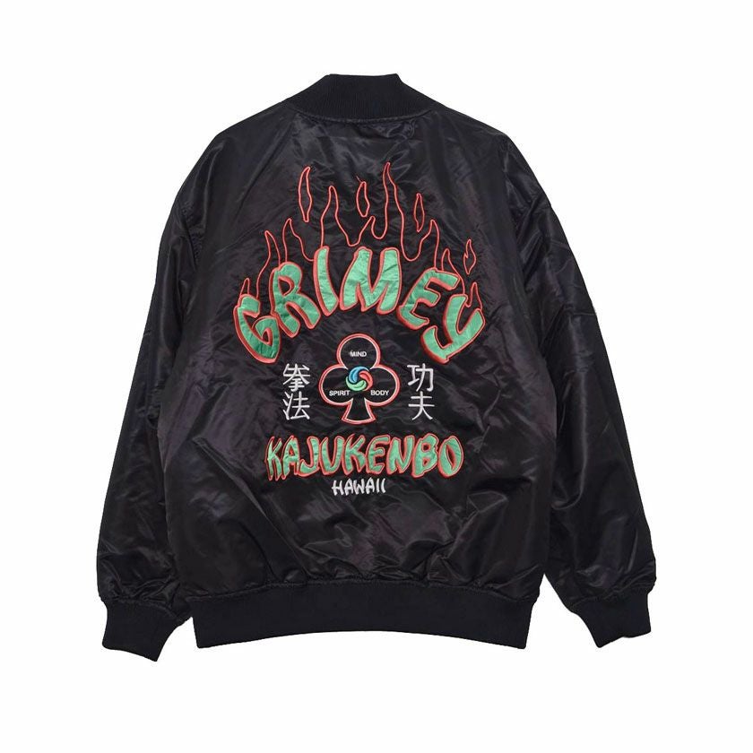 ブルゾン メンズ GRIMEY(グライミー)DESTROY ALL FEAR REVERSIBLE