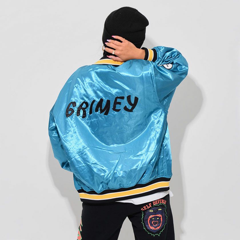 ブルゾン メンズ GRIMEY(グライミー)DESTROY ALL FEAR REVERSIBLE