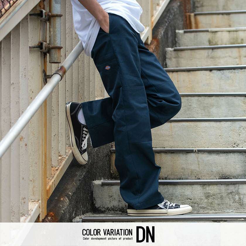チノパン メンズ Dickies(ディッキーズ)ダブルニー ワークパンツ/全7色