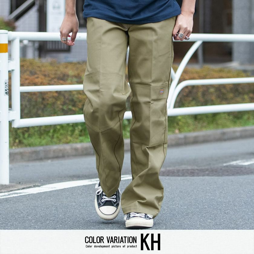 チノパン メンズ Dickies(ディッキーズ)ダブルニー ワークパンツ/全7色