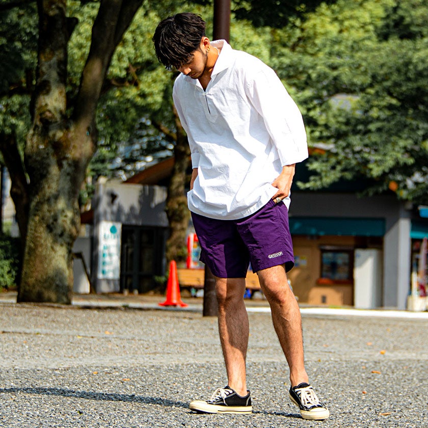 ハーフパンツ メンズ OUTDOOR(アウトドア)ナイロンバギーショーツ/全8色