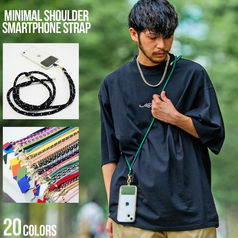 Bitter select(ビターセレクト)ミニマルショルダースマホストラップ/全20色