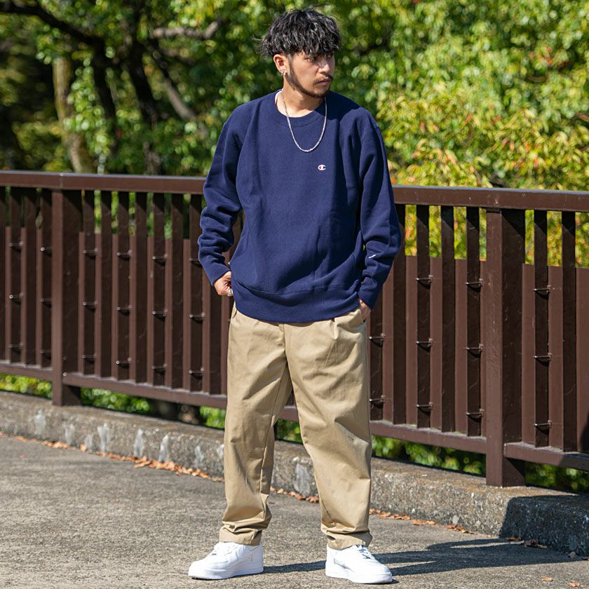 スウェット メンズ Champion(チャンピオン)裏起毛スウェットCロゴ
