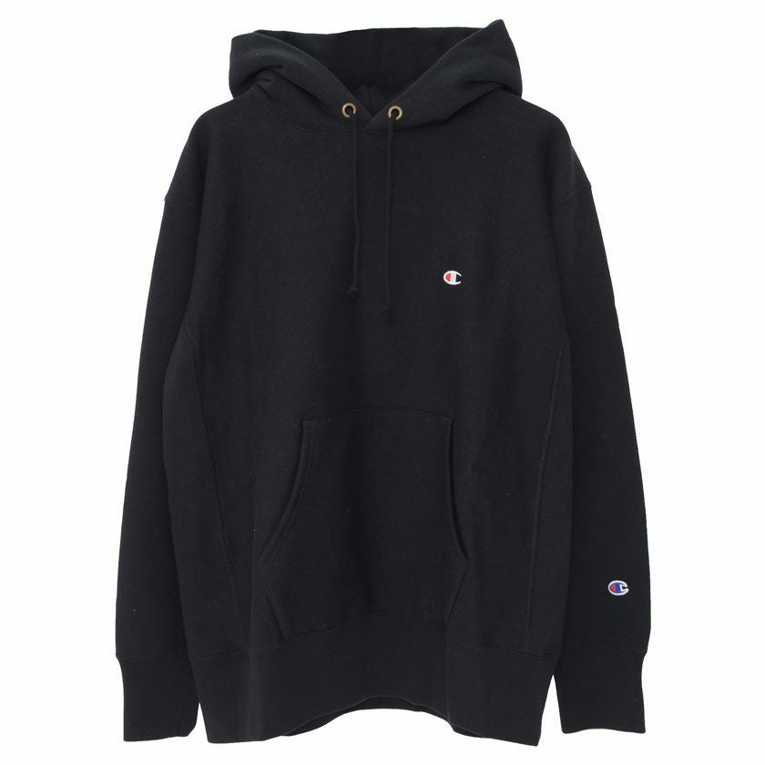 パーカー メンズ Champion(チャンピオン)裏起毛スウェットCロゴプル