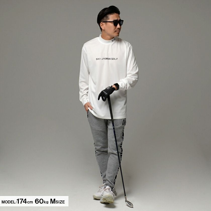 長袖Tシャツ メンズ SHI-JYOMAN GOLF(シジョマン)フロントロゴモック