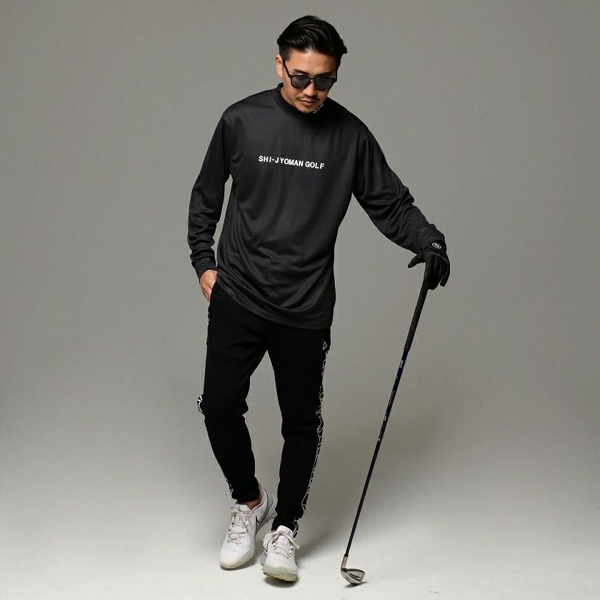 長袖Tシャツ メンズ SHI-JYOMAN GOLF(シジョマン)フロントロゴモック