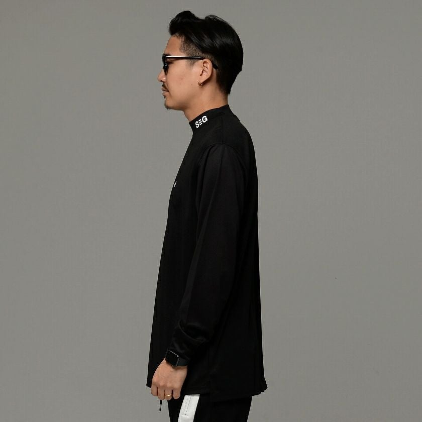 長袖Tシャツ メンズ SHI-JYOMAN GOLF(シジョマン)フロントロゴモック