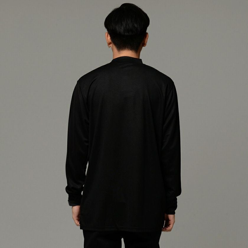 長袖Tシャツ メンズ SHI-JYOMAN GOLF(シジョマン)フロントロゴモック