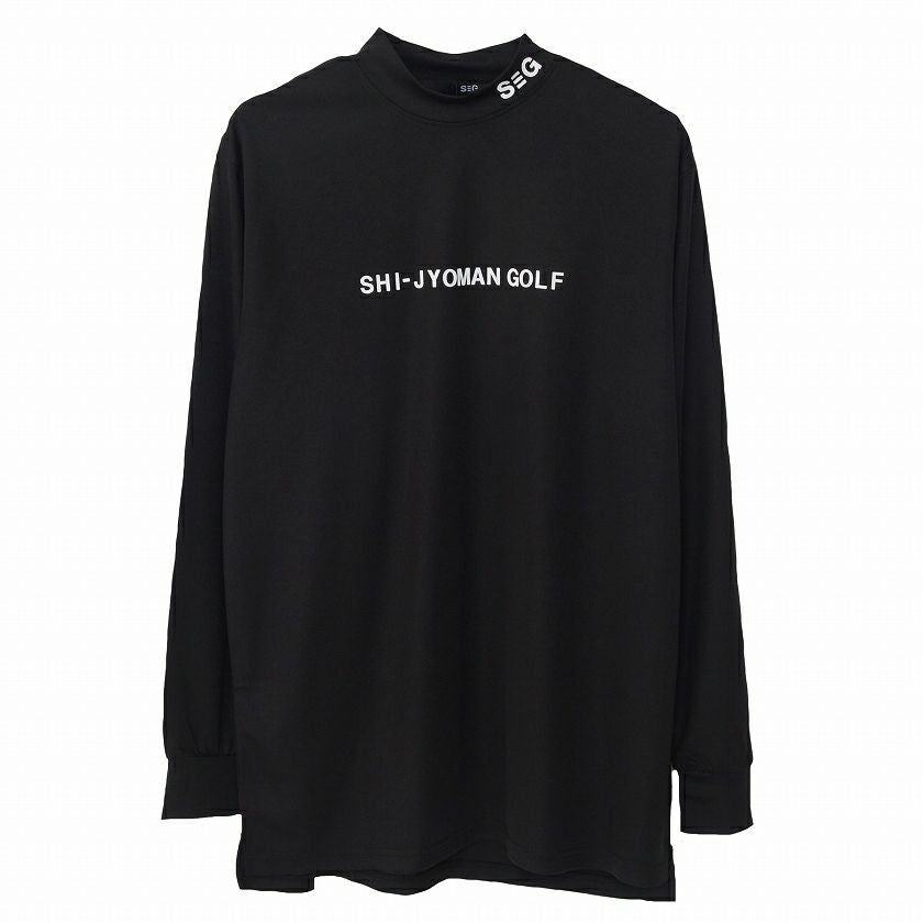 長袖Tシャツ メンズ SHI-JYOMAN GOLF(シジョマン)フロントロゴモック