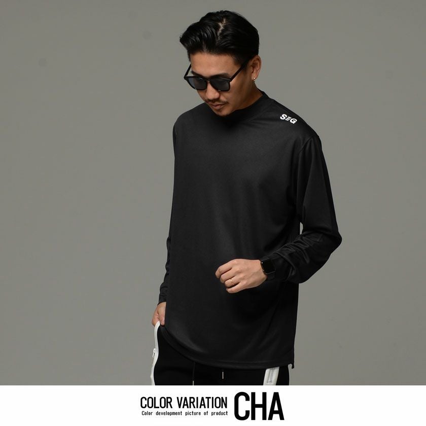 長袖Tシャツ メンズ SHI-JYOMAN GOLF(シジョマン)バッグロゴモック