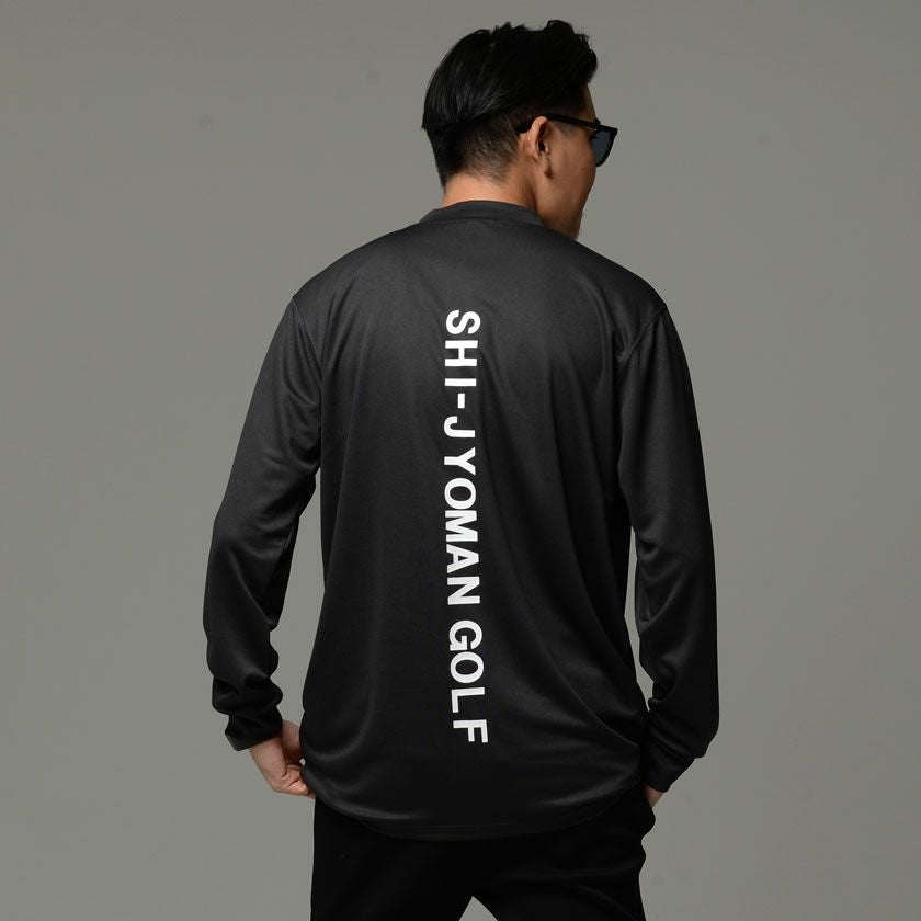 長袖Tシャツ メンズ SHI-JYOMAN GOLF(シジョマン)バッグロゴモック