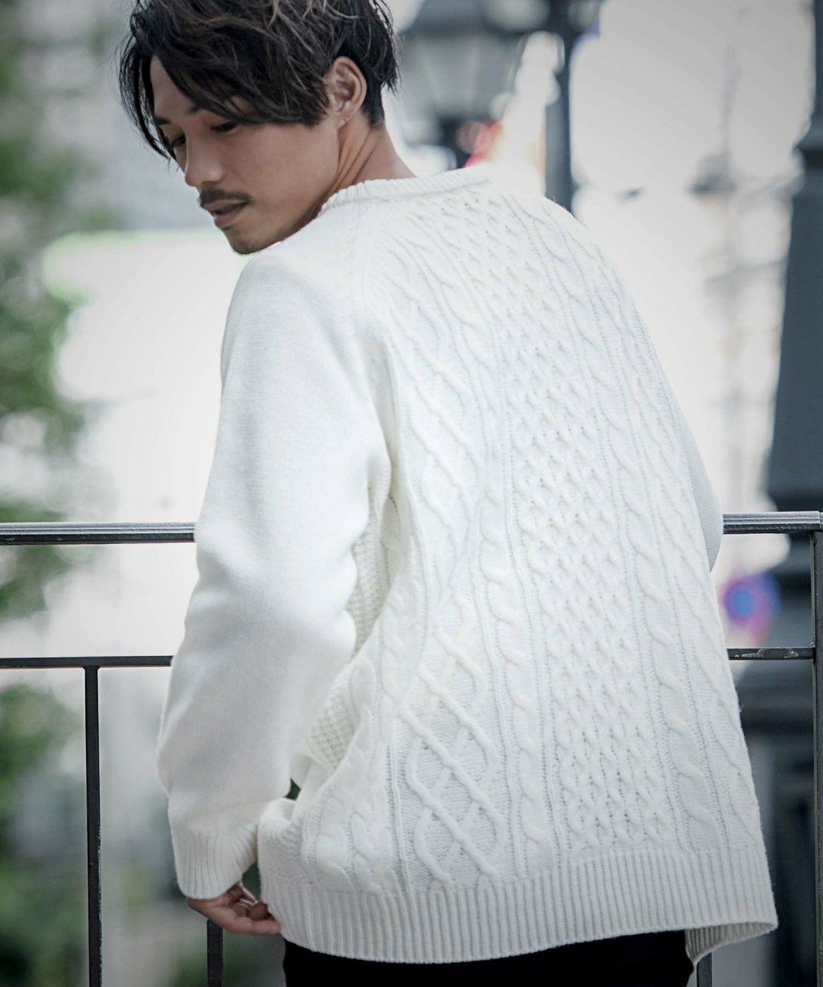 CavariA(キャバリア)バックケーブルBIGニット/全5色 