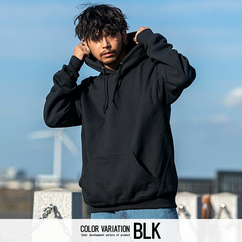 パーカー メンズ JERZEES(ジャージーズ)裏起毛プルパーカー/全4色