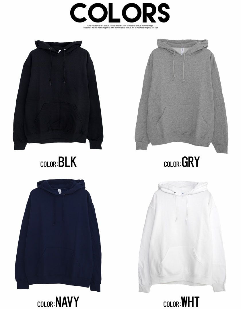 パーカー メンズ JERZEES(ジャージーズ)裏起毛プルパーカー/全4色