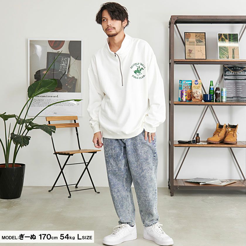 【未使用】CLUBHAUSポロスウェットLサイズ スウェット メンズ BEVERLY HILLS POLO CLUB(ビバリーヒルズポロクラブ