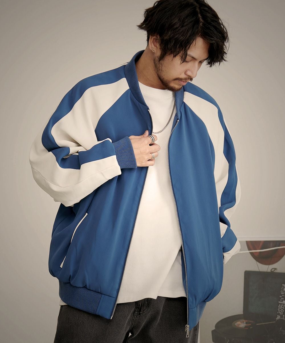 CavariA(キャバリア)配色ビッグブルゾン/全3色