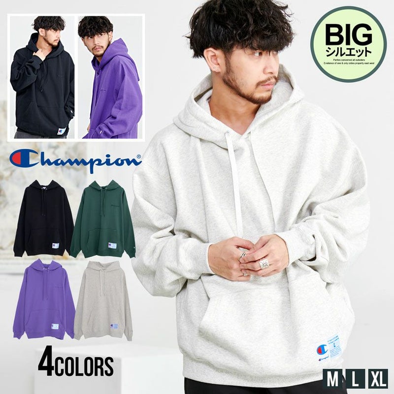 Champion(チャンピオン)HOODED SWEATSHIRT/全4色